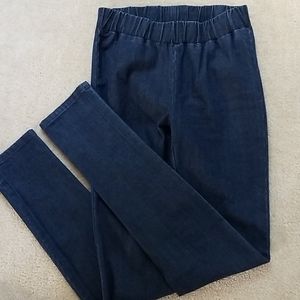 Soft Surroundings TALL Pull on Denim Leggings